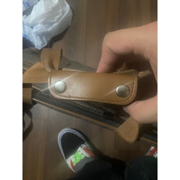 Vintage Lancaster Tweed and Leather Tote Bag - Picture 8 of 12